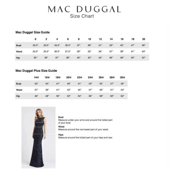 MAC DUGGAL 11217 Embellished Long Sleeve Lace Gown Size 12 $898‎ - Picture 15 of 15